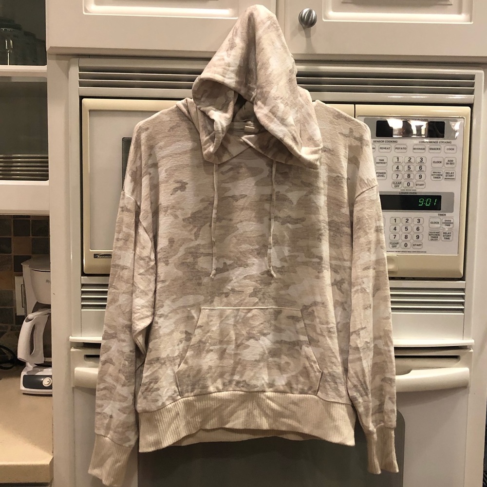 Gap Hooded Long Sleeve Shirt, Size XS